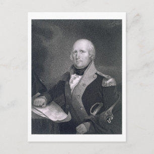 Cartão Postal George Rogers Clark (1752-1818) gravado por Thomas