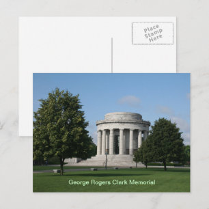 Cartão Postal George Rogers Clark Memorial
