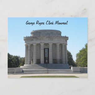 Cartão Postal George Rogers Clark Memorial ~ Vincennes, Indiana