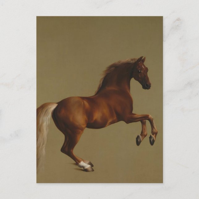 Cartão Postal George Stubbs - Casaco de assobio (Frente)