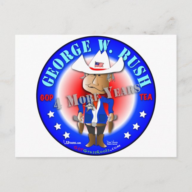 Cartão Postal George W. Bush (Frente)