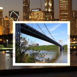 Cartão Postal George Washington Bridge New York New Jersey