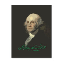 George Washington com autógrafo