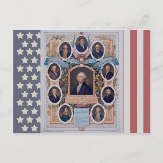Cartão Postal George Washington e os Maçons da Revolução (Frente)