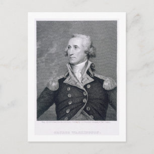 Cartão Postal George Washington, gravado por Asher Brown Durand