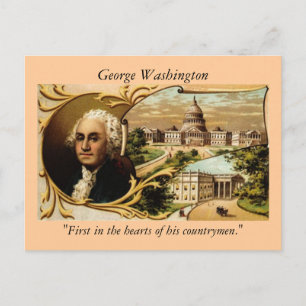Cartão Postal George Washington Postcard