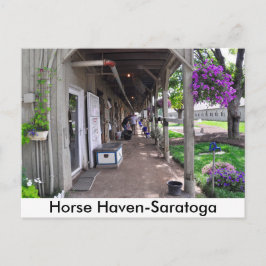 Cartão Postal George Weaver Stables em Saratoga