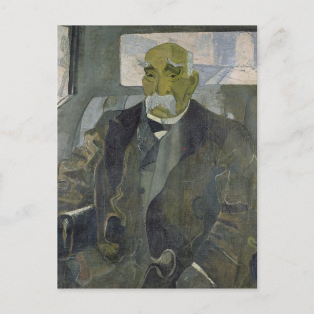 Cartão Postal Georges Clemenceau 1928 (Frente)
