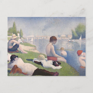 Cartão Postal Georges Pierre Seurat   Bathers em Asni � res, 1