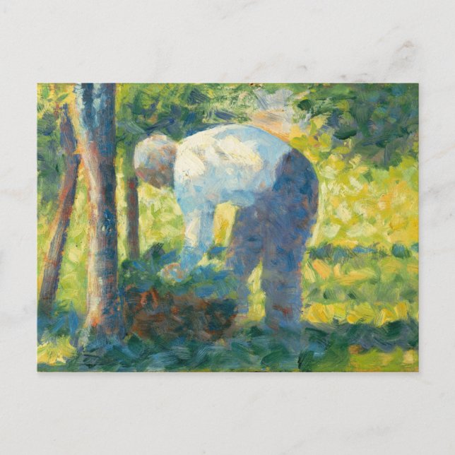Cartão Postal Georges Pierre Seurat | Jardineiro (Frente)
