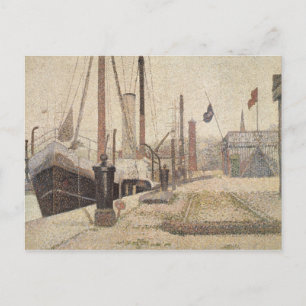 Cartão Postal Georges Pierre Seurat   La Maria at Honfleur, 1886