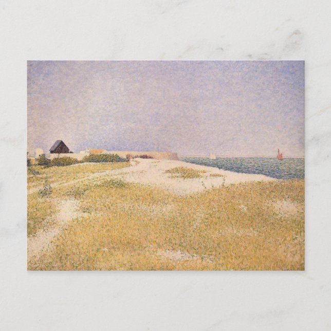 Cartão Postal Georges Pierre Seurat | Vista de Fort Samson, 1885 (Frente)
