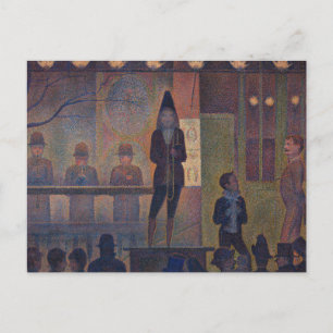 Cartão Postal Georges Seurat - Apresentação do Circo