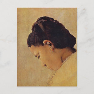 Cartão Postal Georges Seurat - Chefe de uma Garota