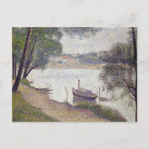 Cartão Postal Georges Seurat Cinza Weather, Grande Jatte