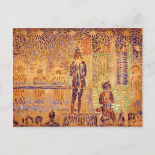 Cartão Postal Georges Seurat - "Convite para o Sideshow"