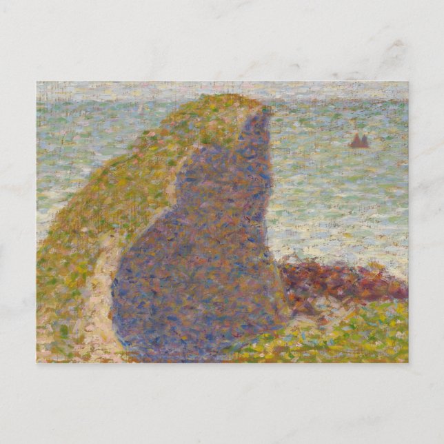 Cartão Postal Georges Seurat - Estudo para o ejido du Hoc (Frente)