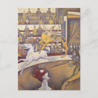 Cartão Postal Georges Seurat - O Circo