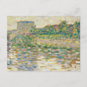 Cartão Postal Georges Seurat - O Sena em Courbevoie