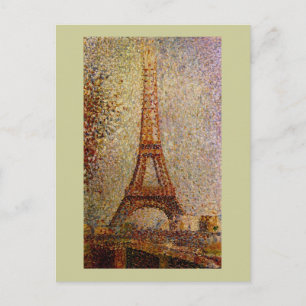 Cartão Postal Georges Seurat: Torre Eiffel (1889)