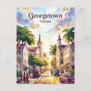 Cartão Postal Georgetown Cidade Guiana