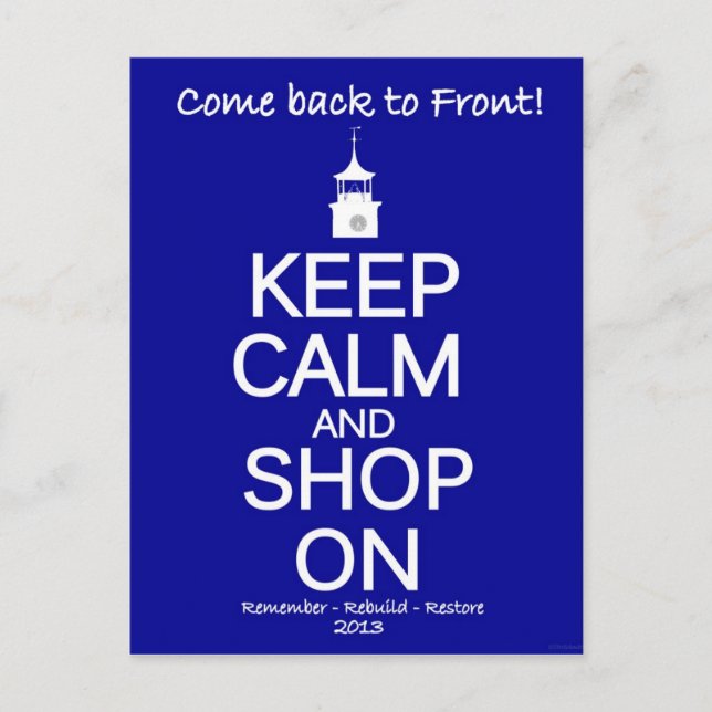 Cartão Postal Georgetown South Carolina Fire Recovery Card (Frente)