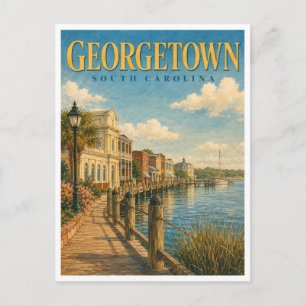 Cartão Postal Georgetown South Carolina Harborwalk GeoSaga