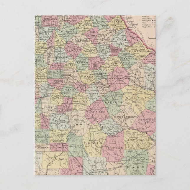 Cartão Postal Geórgia (Frente)