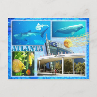 CARTÃO POSTAL GEÓRGIA AQUÁRIO, ATLANTA, GEÓRGIA