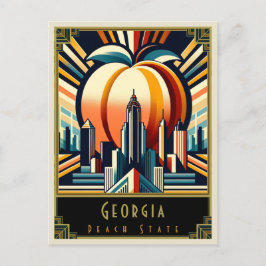 Cartão Postal Geórgia | Art Deco