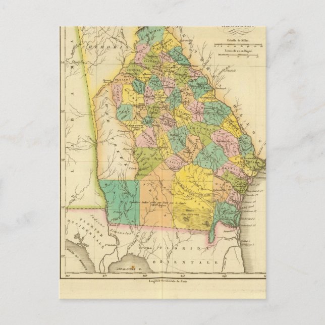 Cartão Postal Geórgia EUA (Frente)