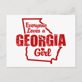 Cartão Postal Georgia Girl