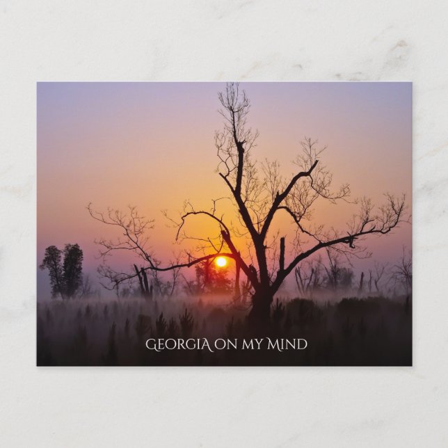 Cartão Postal Geórgia na minha mente (Frente)