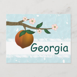 Cartão Postal Georgia Peach