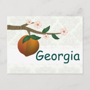 Cartão Postal Georgia Peach