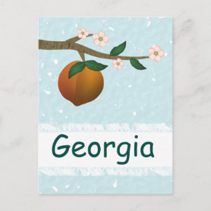 Cartão Postal Georgia Peach