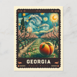 Cartão Postal Geórgia | Vincent Van Gogh inspirado