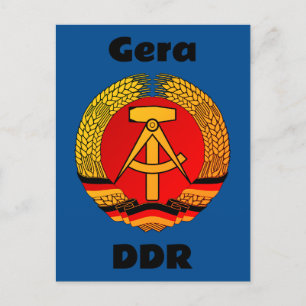 Cartão Postal Gera, Alemanha Oriental - DDR GDR Ostdeutschland