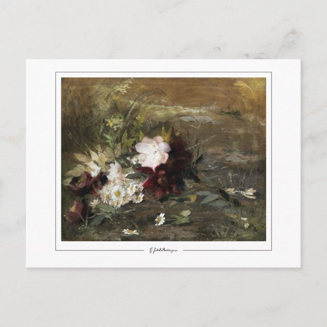 Cartão Postal Gerardina van de Sande Bakhuyzen #7 - Belas artes. (Frente)