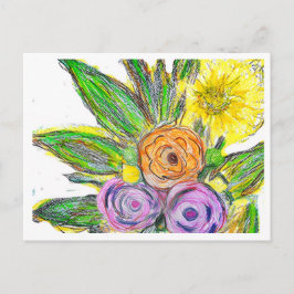 Cartão Postal Gerberas Daisy