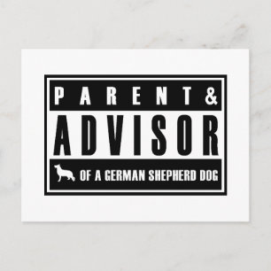 Cartão Postal German shepherd
