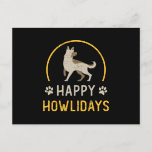 Cartão Postal German shepherd Feliz Feliz Feliz Feliz Feliz Cão