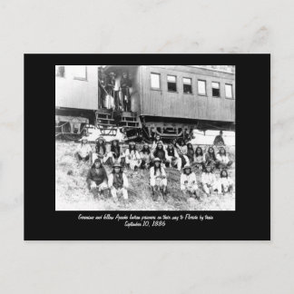 Cartão Postal gerônimo, Gerônimo e companheiro Apache Indian pri