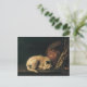 Cartão Postal Gerrit Dou - Um Cachorro Dormindo com o Pote Terra (Em pé/Frente)