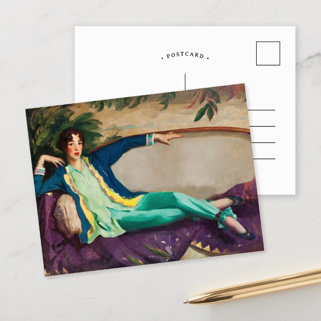 Cartão Postal Gertrude Vanderbilt Whitney | Robert Henri (Criador carregado)