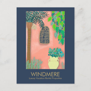 Cartão Postal Gestor de Propriedades do Agente Imobiliário do Lu