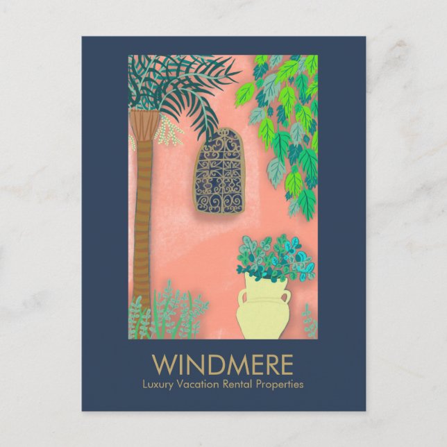 Cartão Postal Gestor de Propriedades do Agente Imobiliário do Lu (Frente)