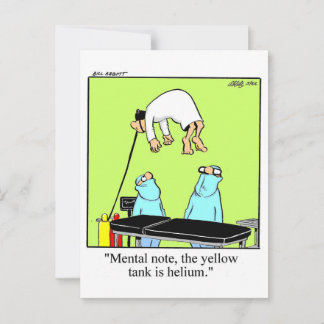 Cartão Postal Get Well Humor Postcard