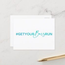 Cartão postal #GetYourBarsRun
