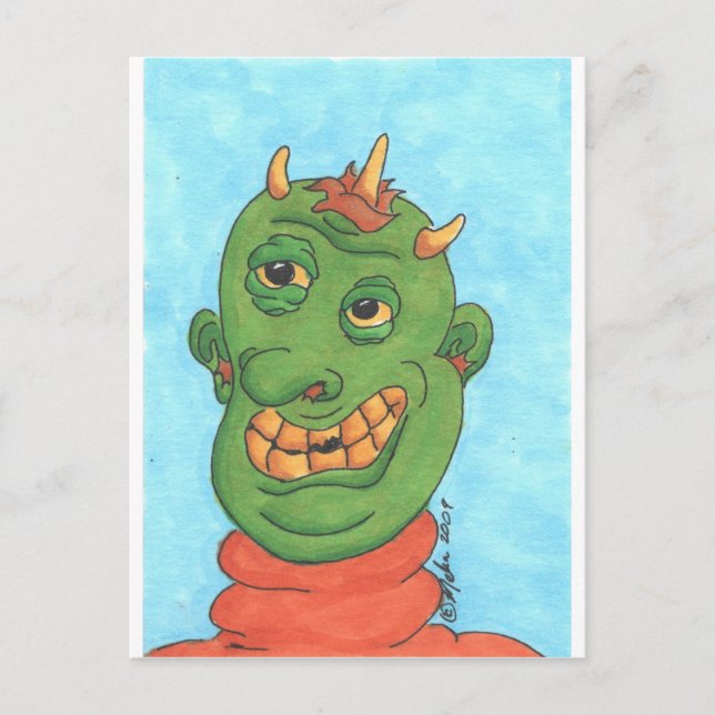Cartão Postal Ghasted Ghoul (Frente)